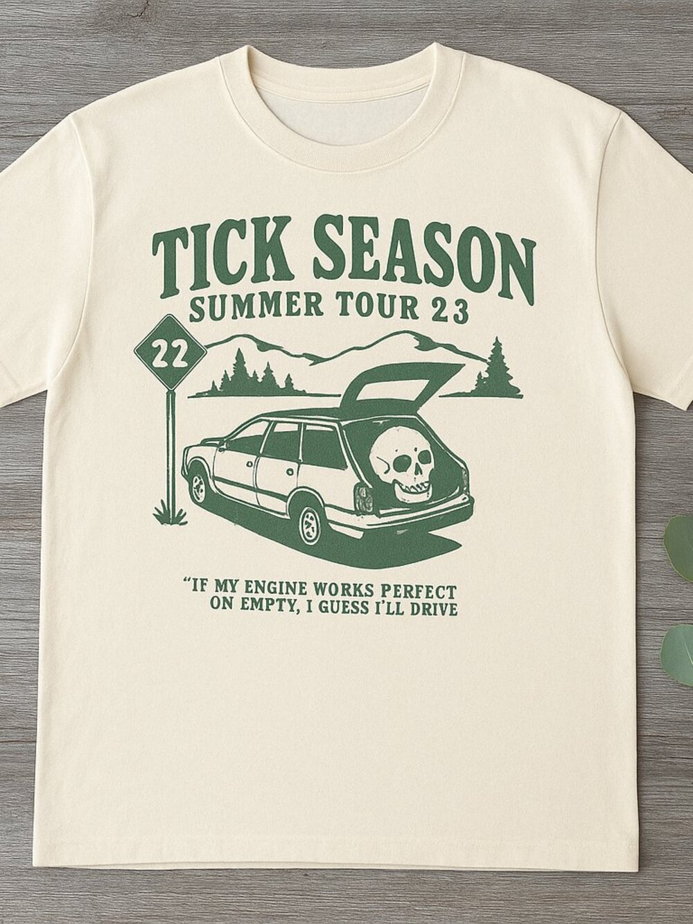 Sick Season Summer Tour 23 Graphic Tee | Vintage Road Trip Skull T-Shirt